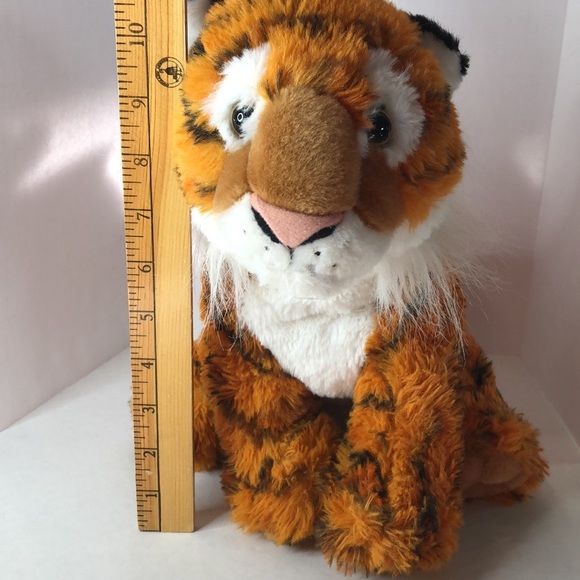 Wild Republic Sitting Tiger Stuffed Animal 2017 Plush - Picture 5 of 7